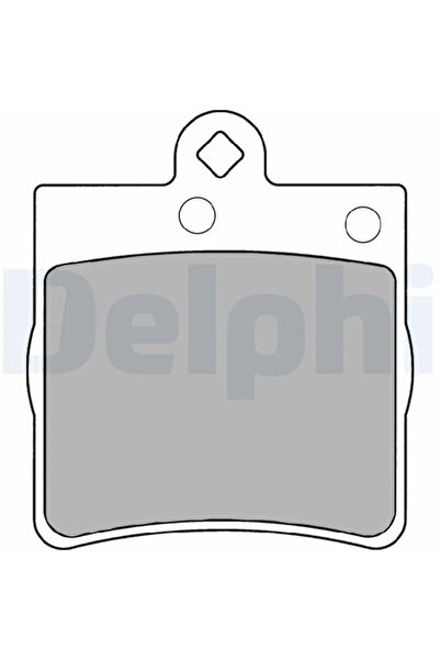 DELPHİ Brake Pad Set Disc Brake Mercedes-Benz C-Class/Clk/E-Class