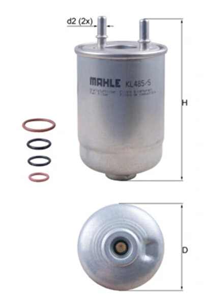 MAHLE Filtru Combustibil Renault Fluence/Megane 3/Scenic 3 Suzuki Grand Vitara 2