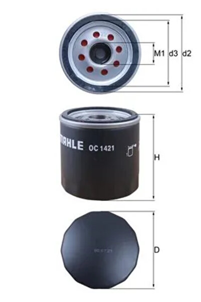 MAHLE Filtru Ulei Cadillac Ats/Cts Chevrolet Corvette