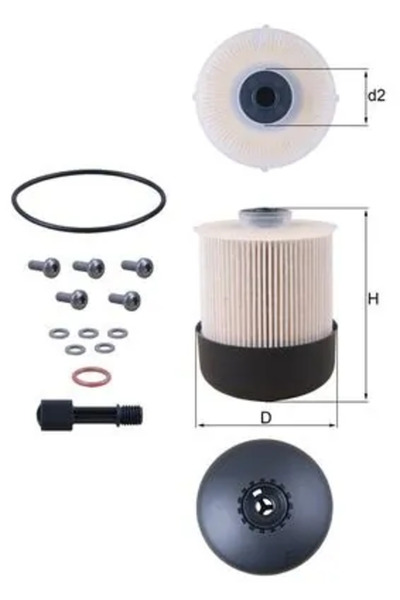 MAHLE Filtru Combustibil Dacia Dokker Microbus/Duster/Lodgy Mercedes-Benz Cit...