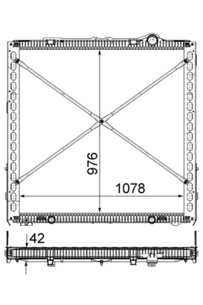 MAHLE Radiator Racire Motor Daf Xg