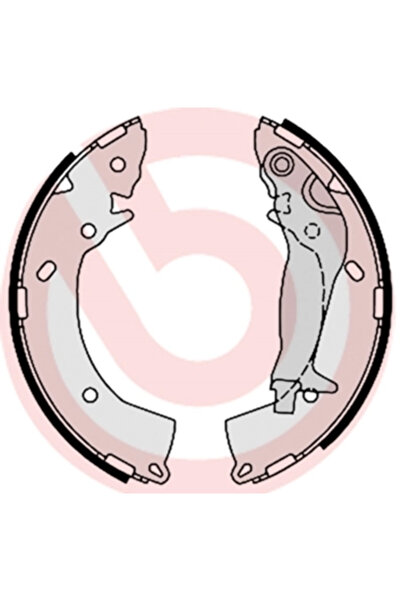 Brembo Set Saboti Frana Hyundai Accent 5 Limuzina/Bayon/Elantra 5 Limuzina Ki...