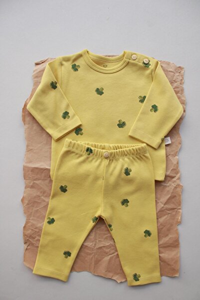 Oh La La Koala For Little Ones Brokoli Baskılı Bebek Alt Üst Takım