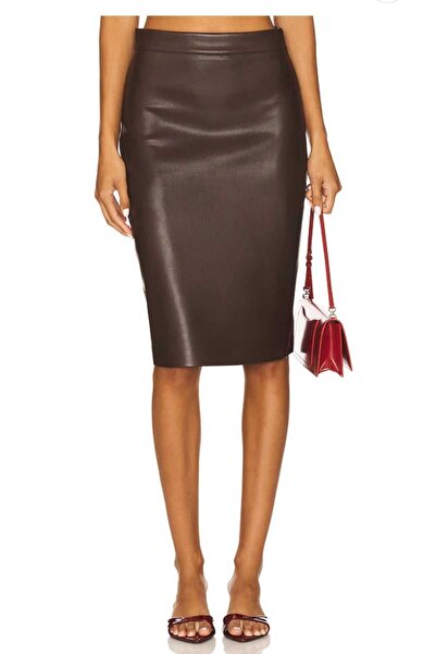 AFR CLOTHES FUSTE MIDI MARO DE ÎNALTĂ CALITATE PENTRU FEMEI