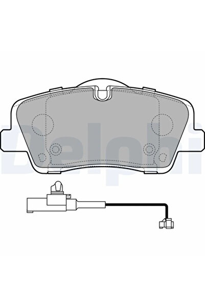 DELPHİ Комплект спирачни накладки дискови спирачки Hyundai H350 Bus/H350 Body...