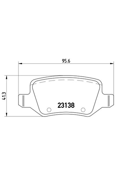 Brembo Set Placute Frana Frana Disc Mercedes-Benz A-Class/B-Class Sports Tourer