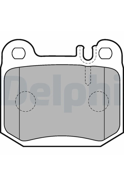 DELPHİ Комплект спирачни накладки за дискови спирачки Maserati Quattroporte 5...