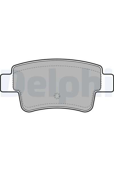 DELPHİ Комплект накладки за дискови спирачки Citroen C4 Grand Picasso 1/C4 Pi...