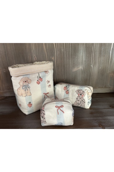 florealFlowers سلة قماشية ثلاثية