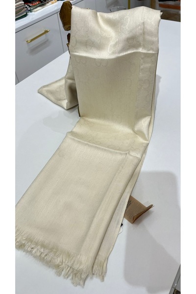 EB SCARF شال حريري من الصوف عالي الجودة ذو اتجاه واحد