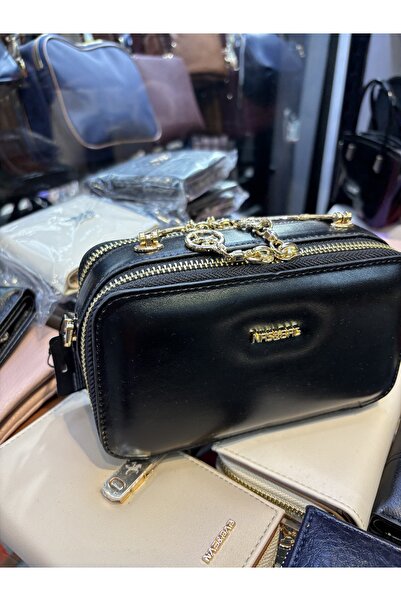 gözdebags siyah çapraz kutu çanta