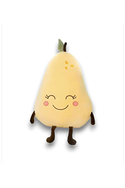 TOPROCKSTORE Sevimli Meyve Armut Peluş Oyuncak Hediyelik Uyku Arkadaşı 30 cm