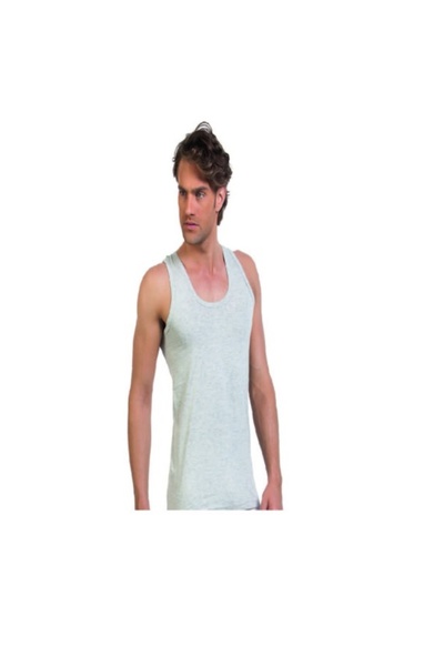 NightLove Öztaş Men's Single Jersey Undershirt Melange 1050-A