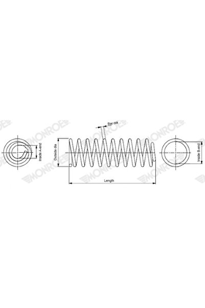 MONROE Arc Spiral Citroen Jumpy 2 Caroserie Fiat Scudo Caroserie
