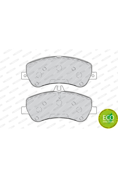 FERODO Brake Pad Set Disc Brake Mercedes-Benz Glk-Class