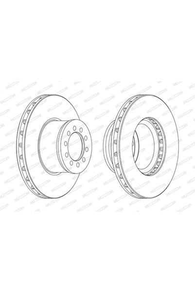 FERODO Disc Frana Mercedes-benz Atego 3 2013-2022 Diesel