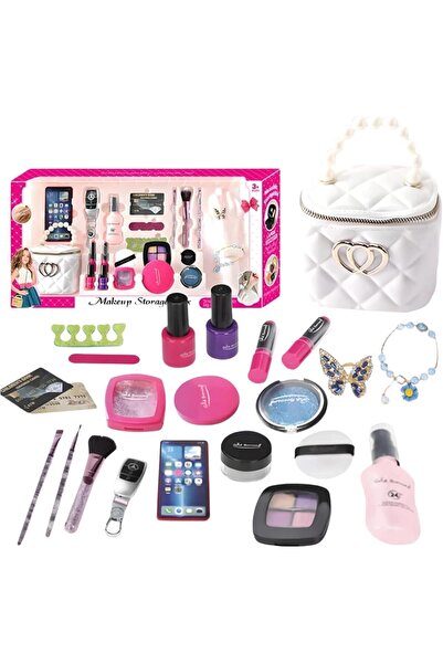 REZZOSS Makeup Storage Box Makeup Set Toy for Girls | Kids Cosmetic Play Set ...