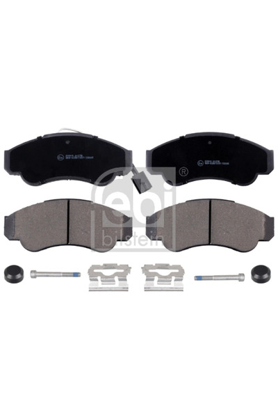FEBI BILSTEIN Комплект спирачни накладки, дискови спирачки, преден мост, Citr...