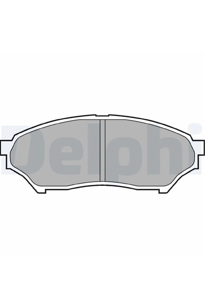 DELPHİ Комплект дискови спирачни накладки Mitsubishi Pajero Pinin 1