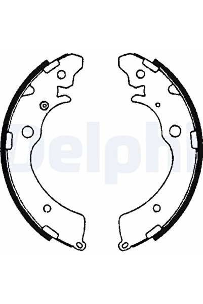 DELPHİ Set Saboti Frana Honda Accord 4/Accord 6/Civic 7 Suzuki Carry Bus/Carr...
