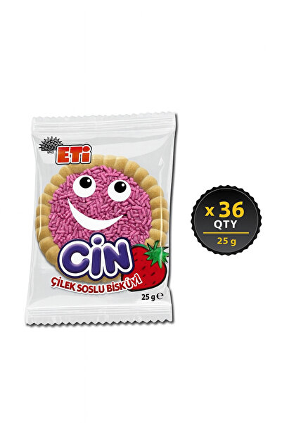 Eti بسكوت سين بالفراولة 25 جرام × 36 - إيتي، كرتون