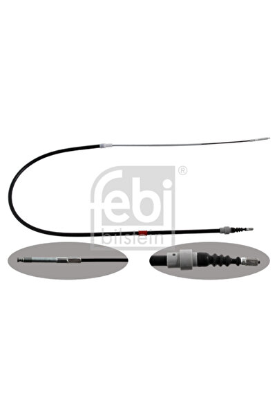 FEBI BILSTEIN Cablu Frana De Parcare Spate Stanga Seat Arosa Vw Lupo 1