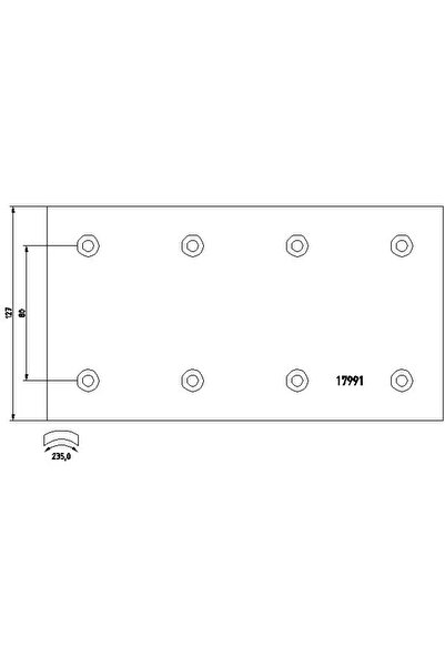 TEXTAR Set Garnituri De Frictiune Frana Tambur Scania 3 - Series/4 - Series