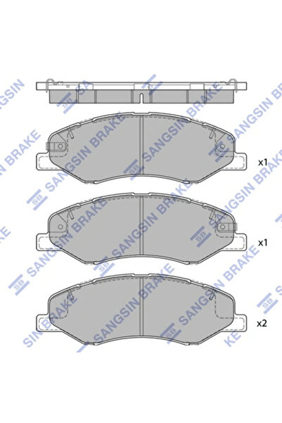 Hİ-Q Set Placute Frana Frana Disc Honda Civic 5/Civic 6/Civic 7 Cupe