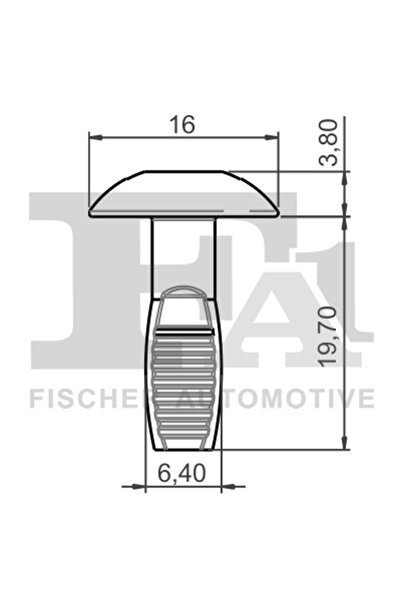 FA1 Clips Acoperire Decorativa Si Protectie Citroen C2/C3 1/C3 Picasso Peugeo...