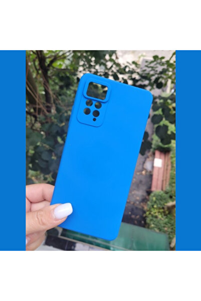 Xiaomi Carcasă pentru Redmi Note 11 Pro 4G din silicon catifelat cu protecție pentru cameră - Albastră