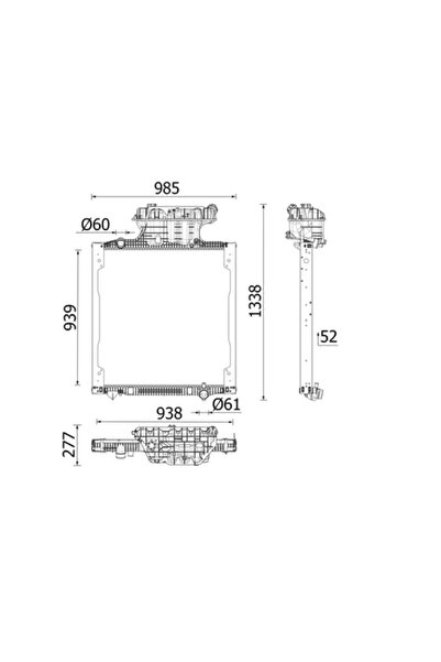 MAHLE Radiator Racire Motor Man Tgs 2