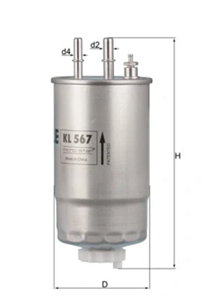 KNECHT Filtru Combustibil Alfa Romeo 159/Brera/Giulietta Citroen Nemo Microbus