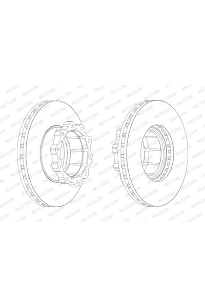 FERODO Disc Frana Mercedes-Benz Conecto/O 340/O 404