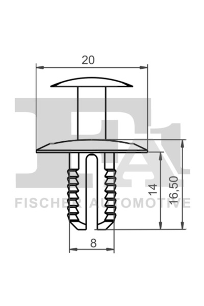 FA1 Clips Acoperire Decorativa Si Protectie Seat Ibiza 4/Leon/Mii Skoda Citigo