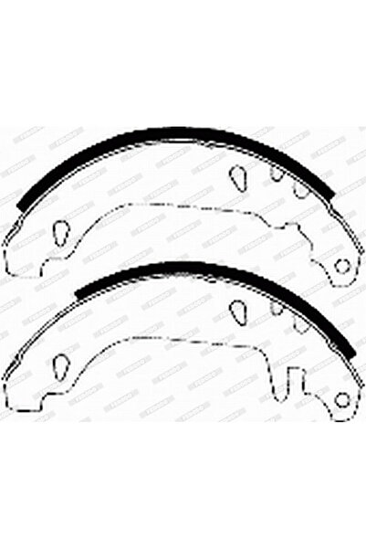 FERODO Brake Shoe Set Citroen Xsara/Zx Peugeot 306