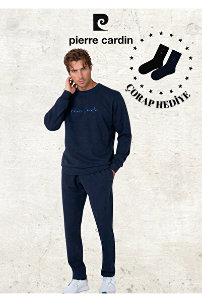 Pierre Cardin Men's Clothing 100% Cotton Crew Neck Tracksuit Set Ol.Pc.611.5.002