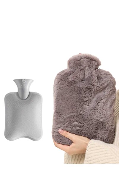 VEYA Rubber water bottle with cover for heat and cold therapy to relieve back and neck pain and menstrual pain.