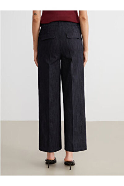 LC Waikiki بنطلون جينز نسائي واسع الساق من M1 SEZON باللون الأزرق الفاتح