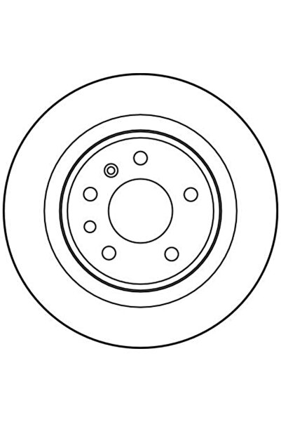 TRW Brake disc Opel Omega B Vauxhall Omega 1994-2003