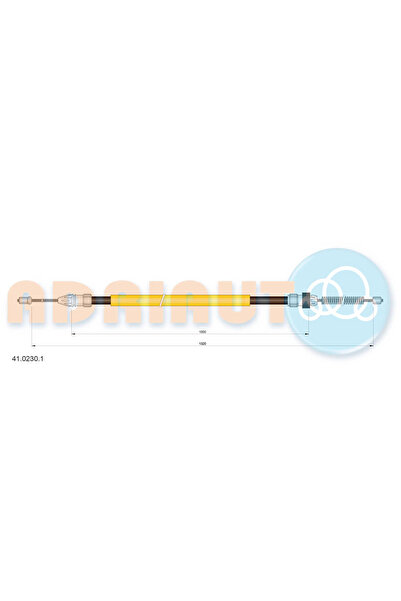 Adriauto Cablu Frana De Parcare Spate Stanga Renault Clio 2/Clio Symbol 1