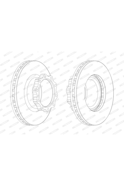 FERODO Disc Frana Man M 2000 L/M 2000 M/Tgm 1