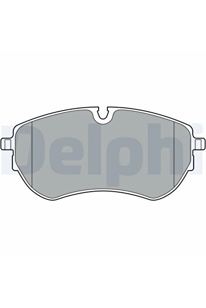 DELPHİ Комплект спирачни накладки за дискови спирачки VW Amarok