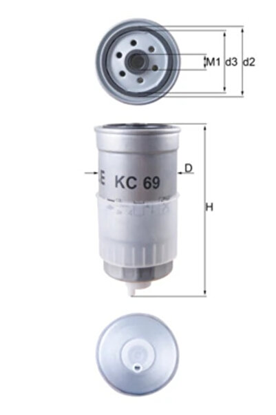 KNECHT Filtru Combustibil Audi 100 C3/100 C4/80 B3 Limuzina Volvo 850/S70/S80 1