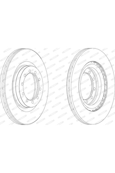 FERODO Disc Frana Renault Mascott Caroserie/Mascott Platou /
