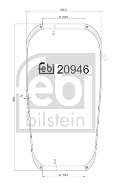 FEBI BILSTEIN Burduf Suspensie Pneumatica Axa Fata Dreapta Mercedes-Benz Cita...