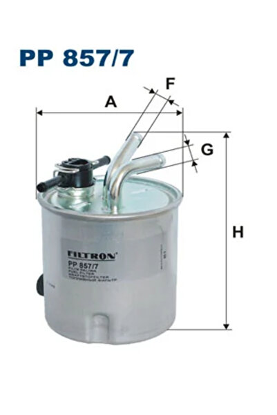 Filtron Горивен филтър Nissan Navara NP300/Pathfinder 3