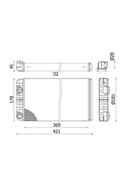 MAHLE Schimbator Caldura Incalzire Habitaclu Volvo Fh/Fm 2