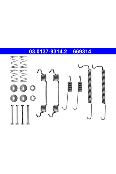 Ate Set Accesorii Sabot De Frana Chevrolet Spark Opel Karl 2009-2019