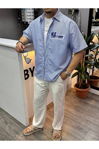 BYATA MENS STYLE Чоловічий смугастий гольф