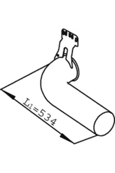 Dinex Racord Evacuare Spate Scania 4 - Series